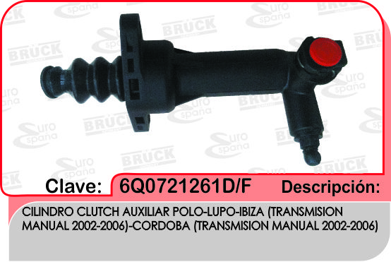 BOMBA CLUTCH VW GOL POLO CROSFOX IBIZA CORDOBA