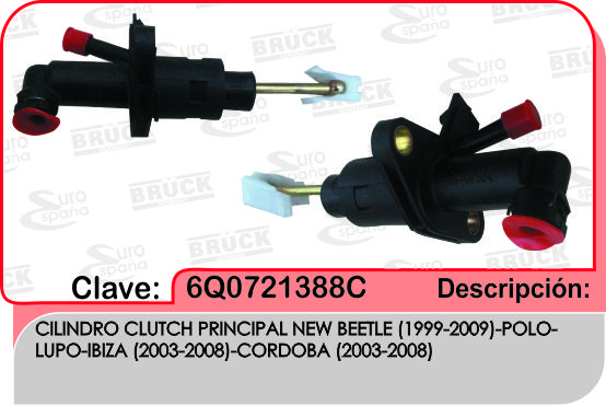 BOMBA CLUTCH VW GOL POLO LUPO BEETLE SUPERIOR
