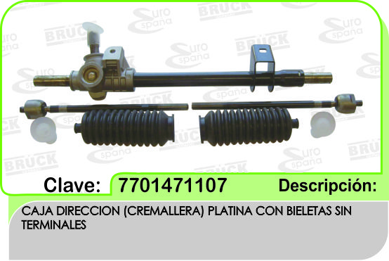 CAJA DIRECCION NS PLATINA STD