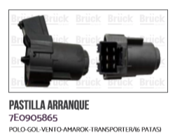 PASTILLA ARRANQUE VW GOL POLO LUPO VENTO