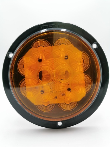 PLAFON 10LEDS STROBO HULE NEGRO AMBAR P-250
