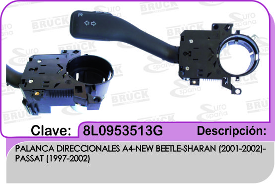 PALANCA DIRECCIONALES VW JETTA A4 NEW BEETLE SHARAN
