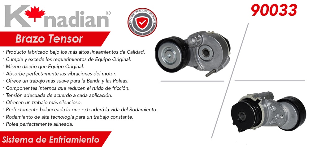 POLEA TENSORA ALTERNADOR CV SONIC