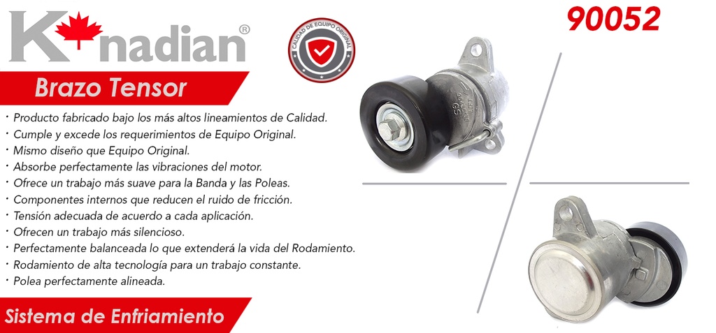 POLEA TENSORA ALTERNADOR CV OPTRA   4KAR-2011