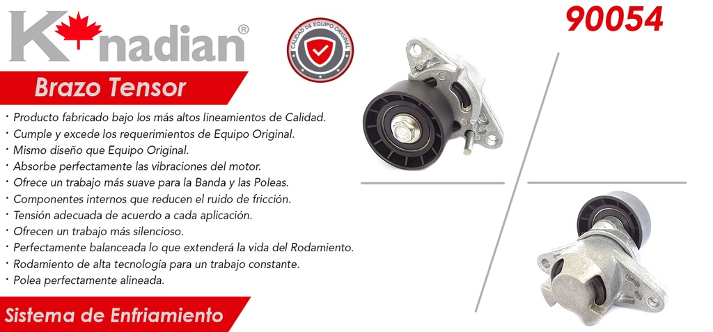POLEA TENSORA ALTERNADOR NS PLATINA COMPLETA
