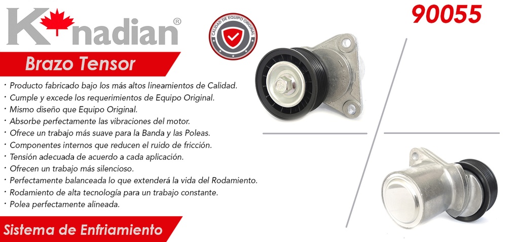 POLEA TENSORA ALTERNADOR FD ECOSPORT