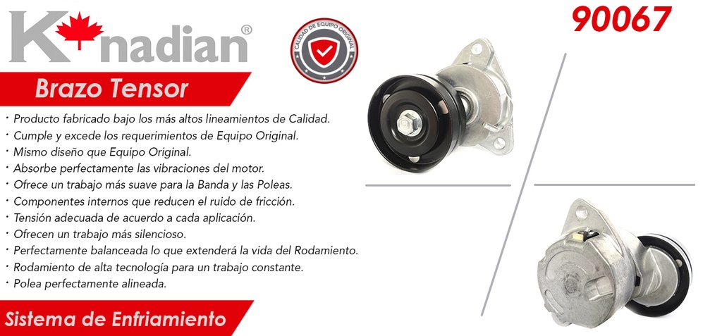 POLEA TENSORA ALTERNADOR CV CHEVY CORSA