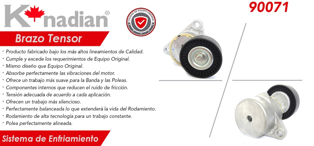 POLEA TENSORA ALTERNADOR CV AVEO UKR92006 38376-GATES