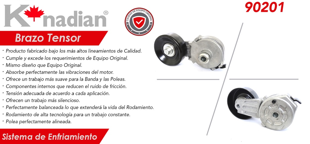 POLEA TENSORA ALTERNADOR CV S-10