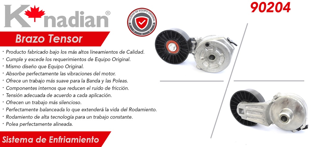 POLEA TENSORA ALTERNADOR CV S-10 2.5