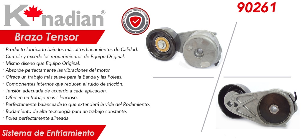 POLEA TENSORA ALTERNADOR FD RANGER   4KAR-261