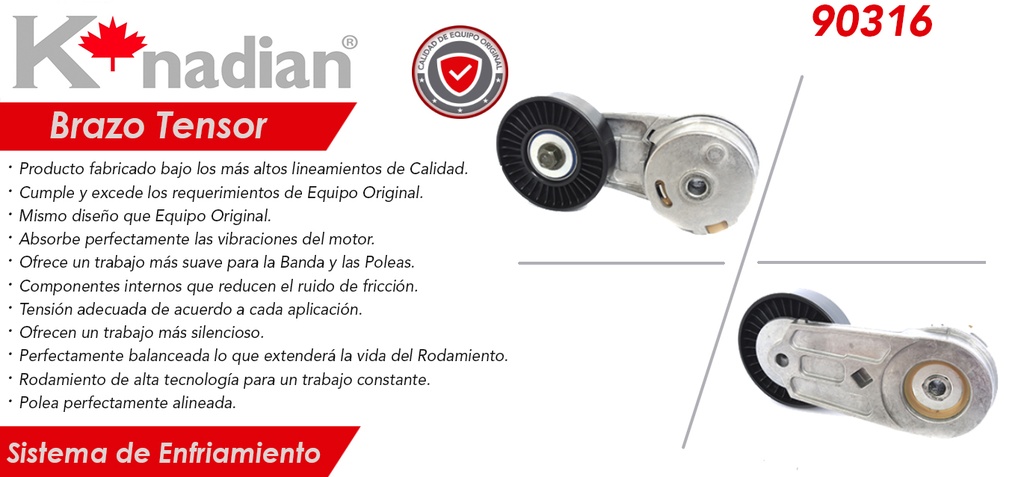 POLEA TENSORA ALTERNADOR CV CAPTIVA 08-10 MALIBU
