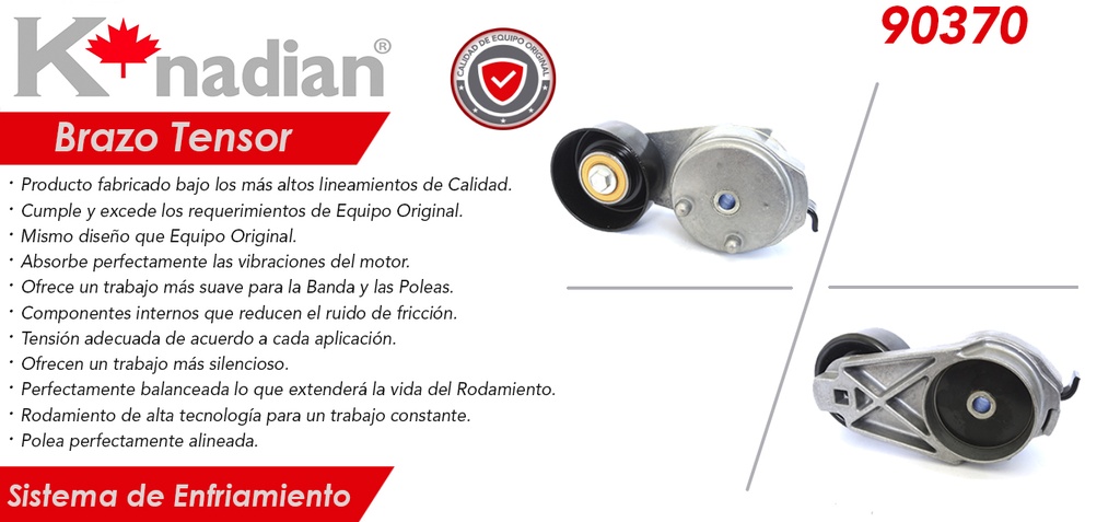 POLEA TENSORA ALTERNADOR FD ESCAPE 05-07 3.0 4KAR-370