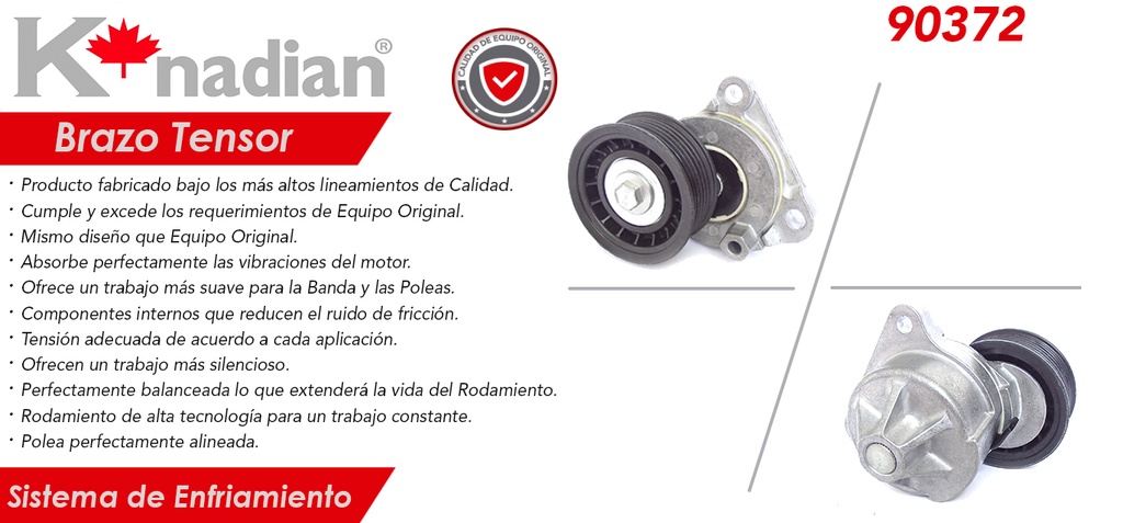POLEA TENSORA ALTERNADOR FD ESCAPE 09-12