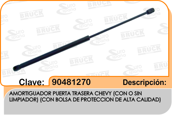 AMORTIGUADOR CAJUELA CV CHEVY