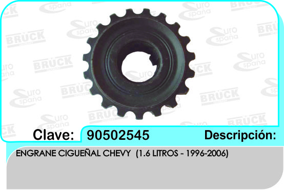 ENGRANE CIGUEÑAL CV CHEVY 96-06