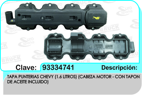 TAPA PUNTERIAS CV CHEVY 94670482-ACD