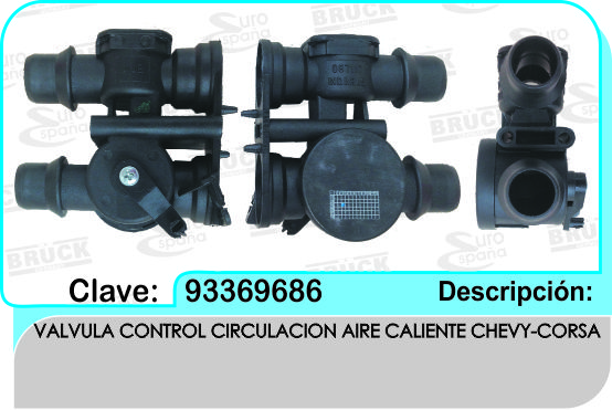 VALVULA CALIFACION CV CHEVY CORSA