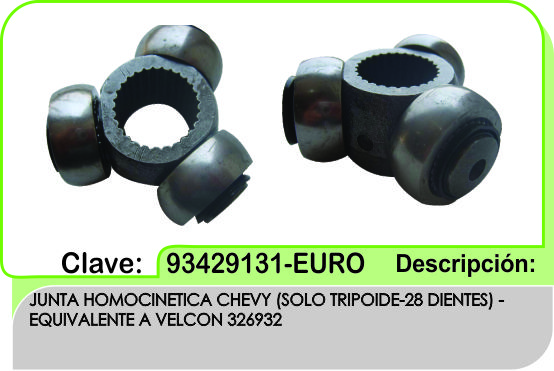 TRIPOIDE CV CHEVY 94-12 CR NEON 94-99 28 DIENTES 