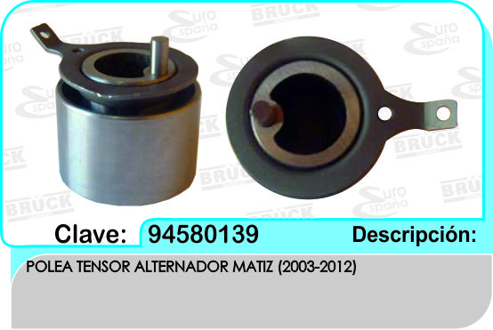 POLEA TENSORA DISTRIBUCION CV MATIZ 130009-KN