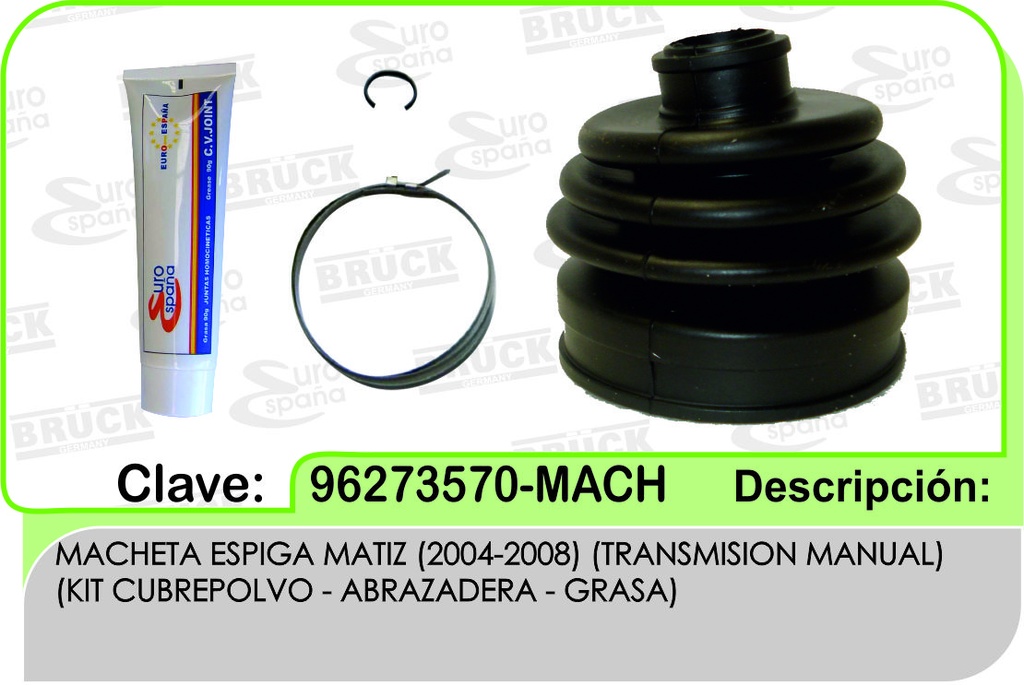 CUBREPOLVO  LADO RUEDA CHEVROLET MATIZ