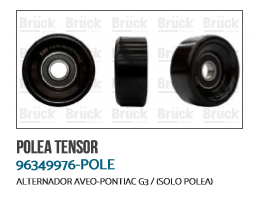 POLEA TENSORA ALTERNADOR CV AVEO