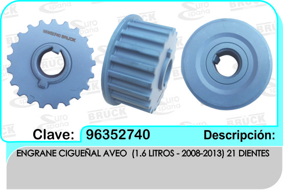 ENGRANE CIGUEÑAL CV AVEO