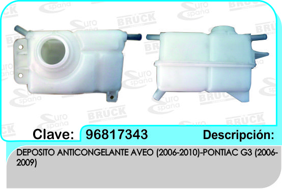 DEPOSITO ANTICONGELANTE CV AVEO