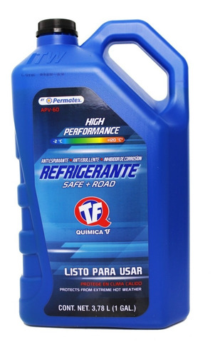 ANTICONGELANTE LISTO P/ USARSE 4LTS AZUL
