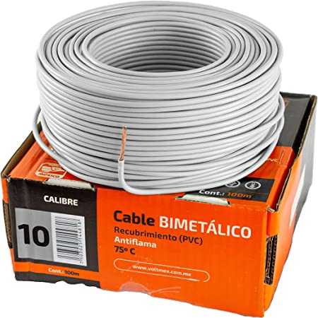 CABLE ELECTRICO 10 GRIS