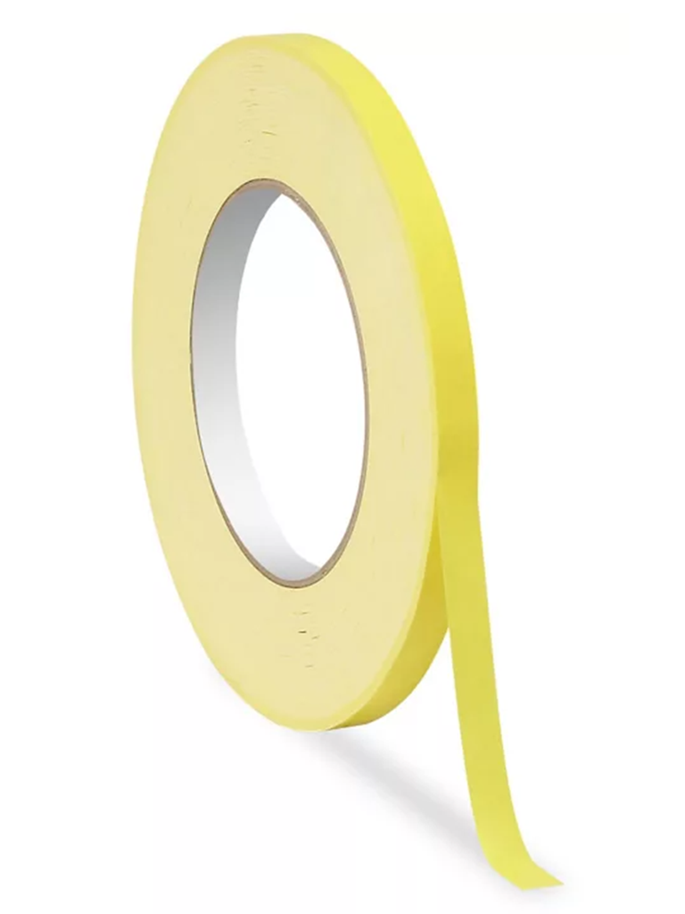 CINTA REFLEJANTE 1CM AMARILLO LISA 40MTS