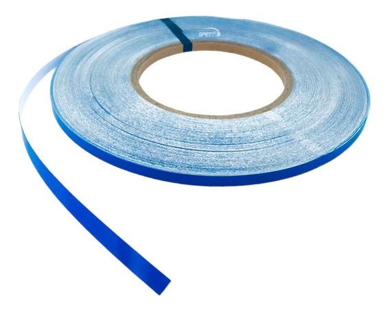 CINTA REFLEJANTE 1CM AZUL LISA