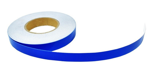 CINTA REFLEJANTE 2CM AZUL LISA