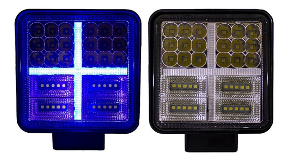 FARO HIPERLEDS CUADRADO AZUL