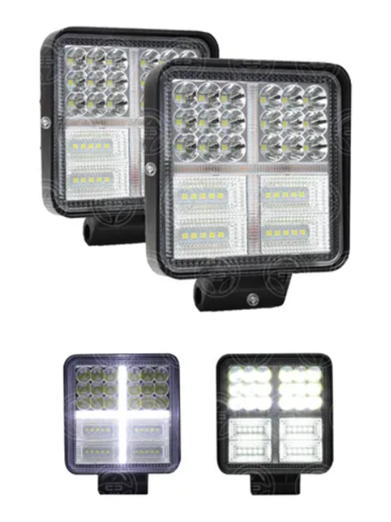 FARO HIPERLEDS CUADRADO BLANCO