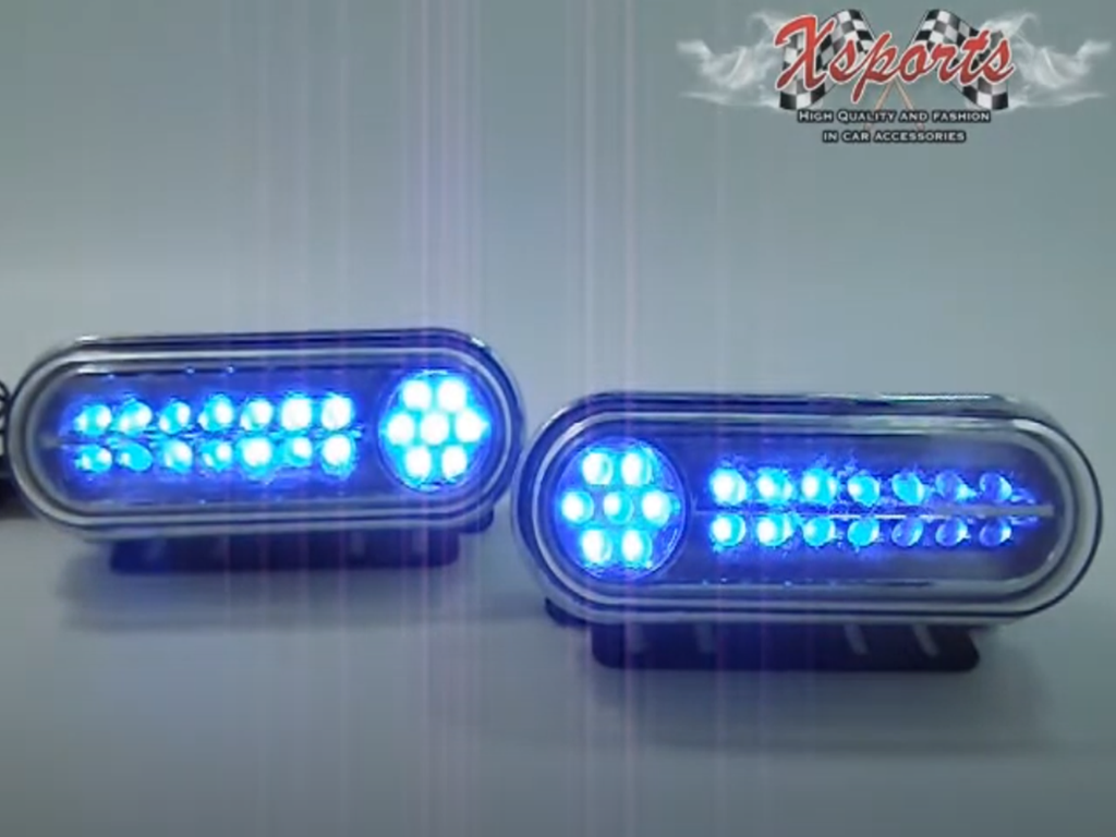 FARO HALOGENO AZUL