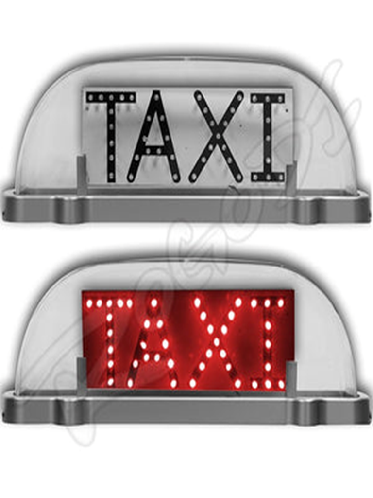 TORRETA TAXI LEDS ROJO