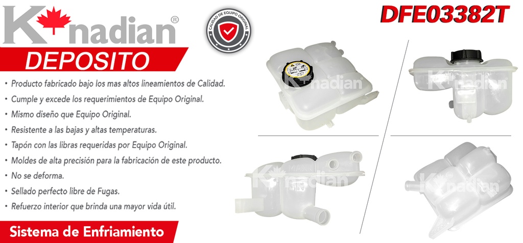 DEPOSITO ANTICONGELANTE FD FOCUS ESCAPE 1.6 2.0 12-18