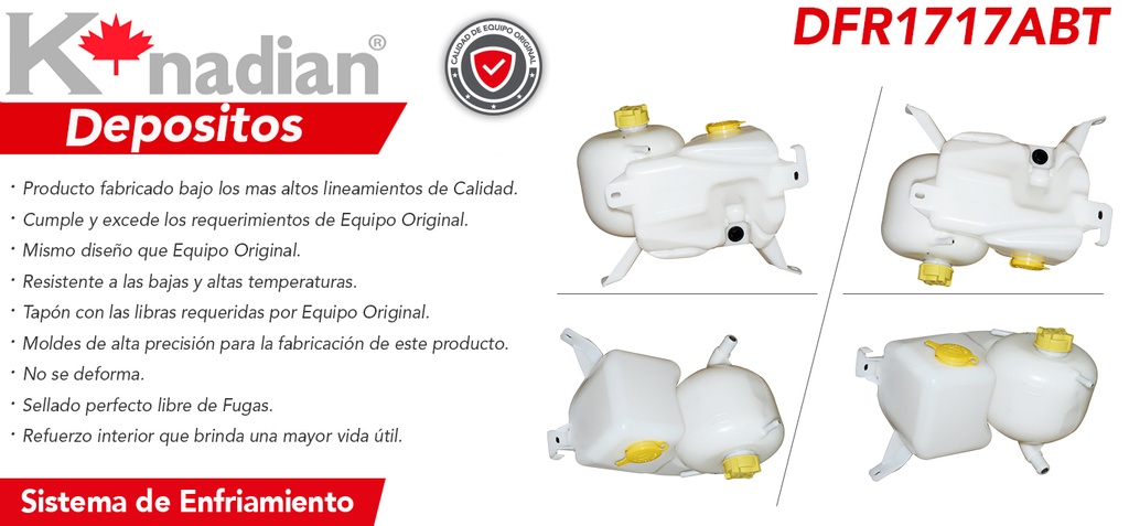 DEPOSITO ANTICONGELANTE FD RANGER 2.3 01-12 DOBLE