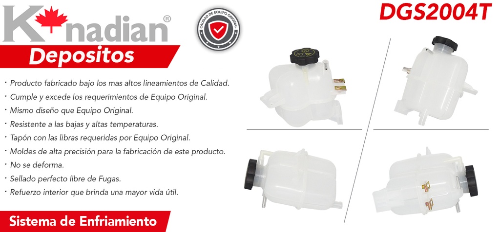 DEPOSITO ANTICONGELANTE CV SPARK 1.2 BEAT 1.2L 18-21 DGS2004T MXNC0800 95352004-TW 42657459-ACD 19282394