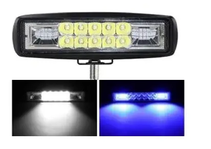 FARO LED 16 30W CENTRO BLANCO EXTERIORES  AZUL-AZUL 12V-24V JUEGO