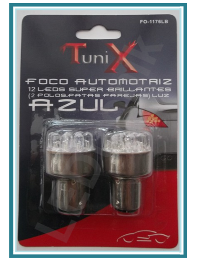 FOCO 2 POLOS LEDS AZUL