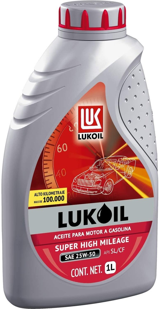 ACEITE MOTOR GASOLINA MULTIGRADO 25W50 1LTS