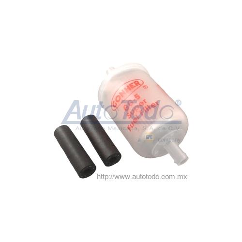 FILTRO GASOLINA UNIVERSAL PLASTICO
