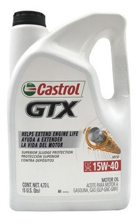 ACEITE MOTOR GASOLINA MULTIGRADO 15W40 5LTS