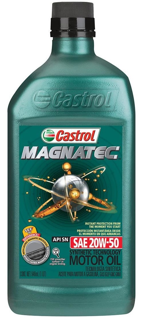 ACEITE MOTOR GASOLINA SINTETICO 20W50 1LTS