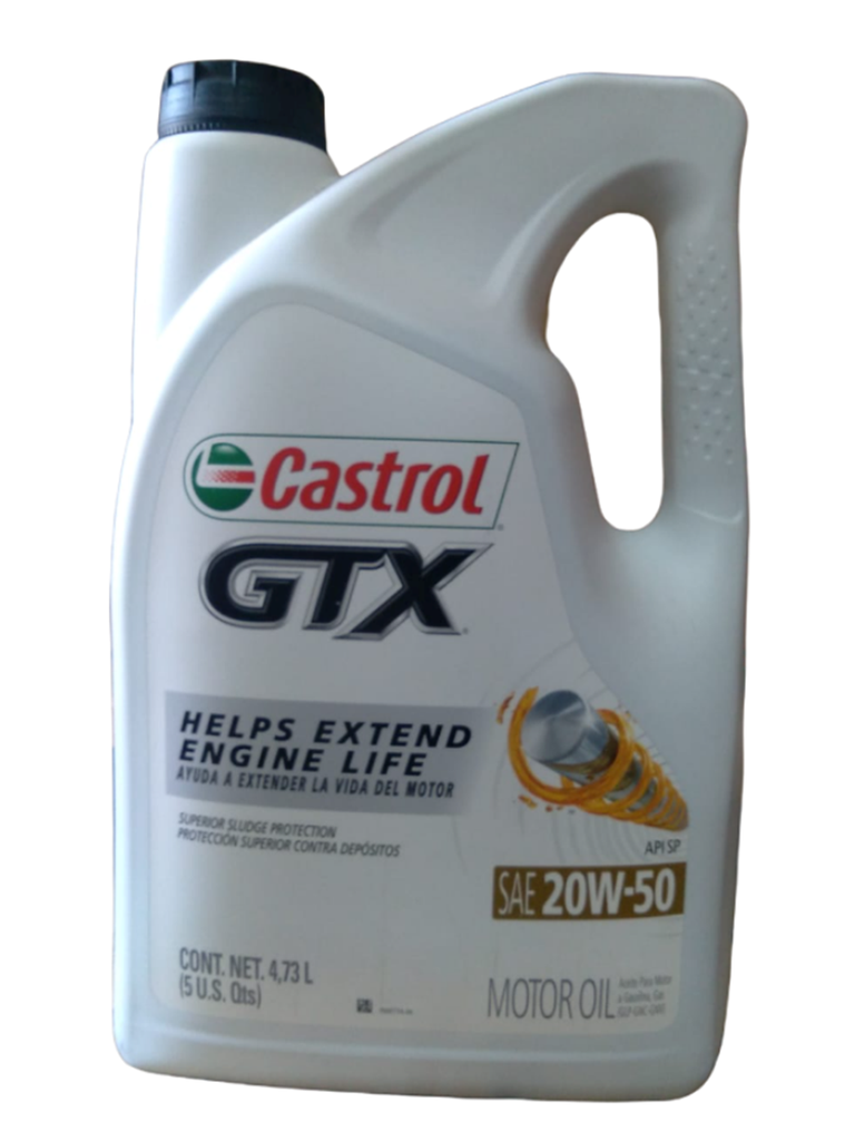 ACEITE MOTOR GASOLINA MULTIGRADO 20W50 5LTS