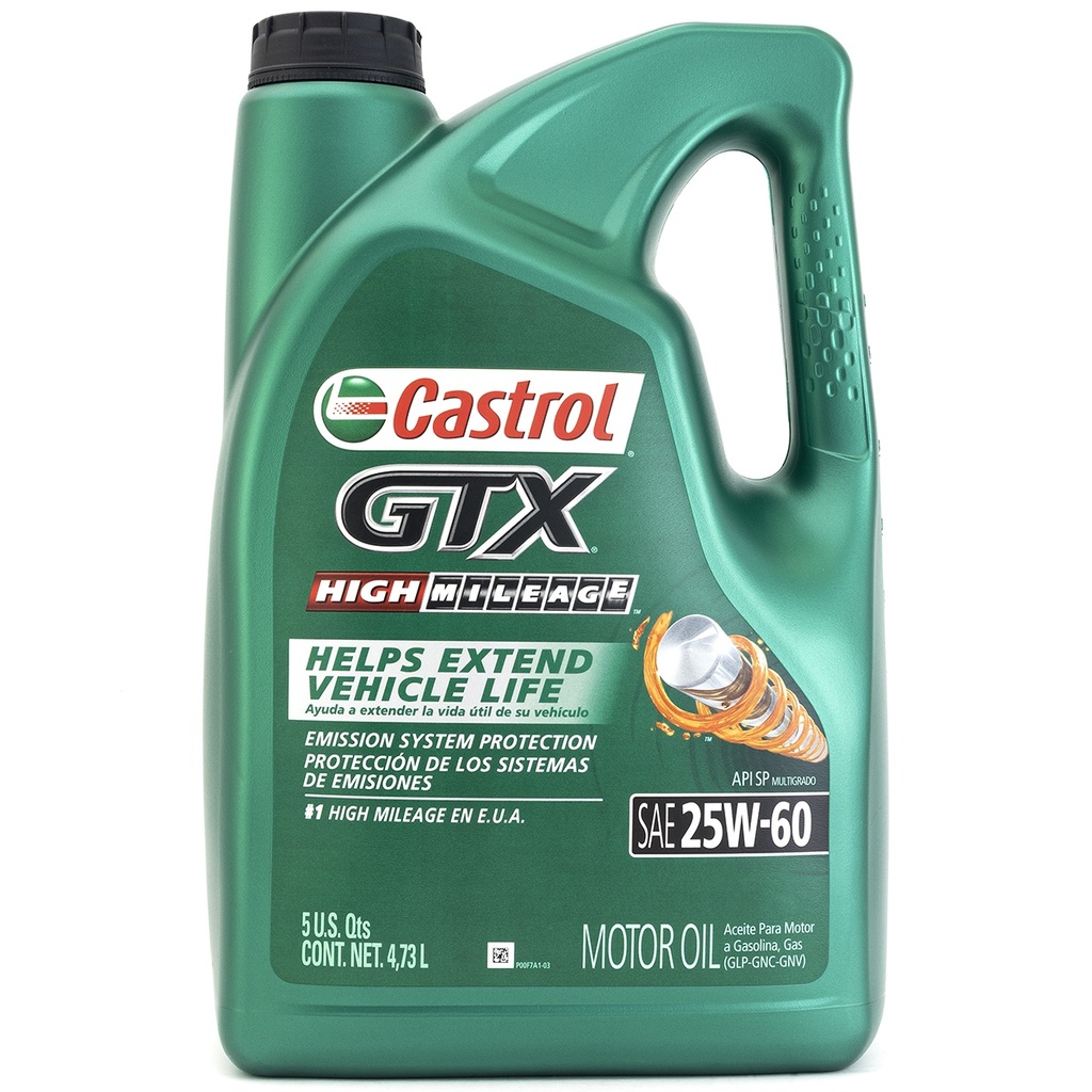 ACEITE MOTOR GASOLINA MULTIGRADO 25W60 5LTS