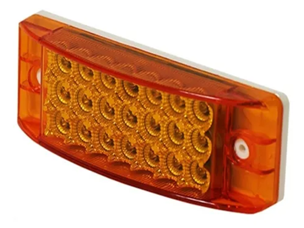 PLAFON CAMION RECTANGULAR LED AMBAR