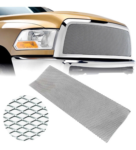 REJILLA DE ALUMINIO CROMADA